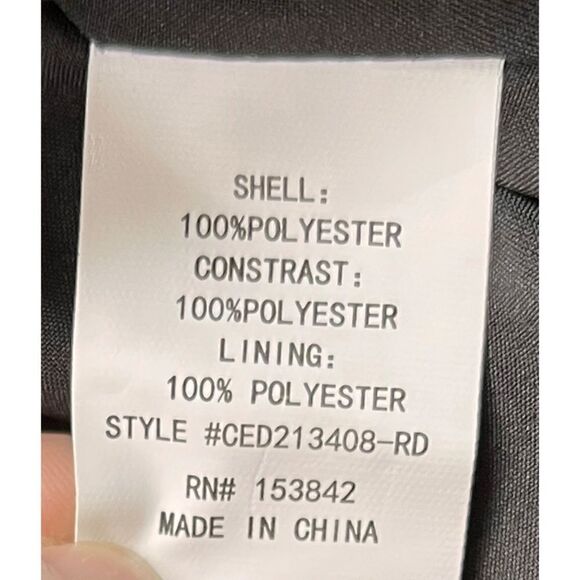 Melloday Long Sleeve Contrast Trim Printed Mini Dress in Tea Pink Floral, XS - Picture 6 of 10